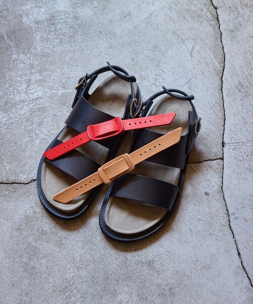 ADAM ET ROPE'（アダムエロペ）の「【HenderScheme/エンダースキーマ】chameleon slide（サンダル・メンズ・ブラック/ダークブラウン・L/M/S）」の12枚目の写真