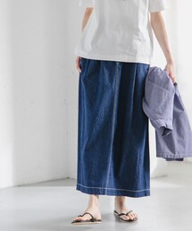 URBAN RESEARCH DOORS | FORK&SPOON　綿麻デニムスカート(デニムスカート)