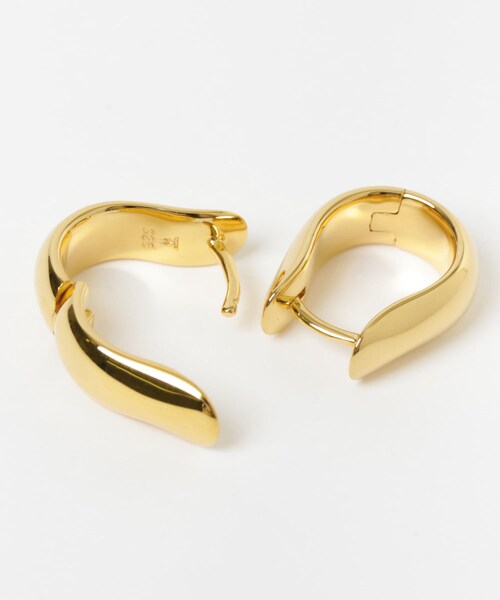 URBAN RESEARCH(アーバンリサーチ)の「Oyster Hoops Small Gold(ピアス(両耳用)・レディース・GOLD・S)」の4枚目の写真
