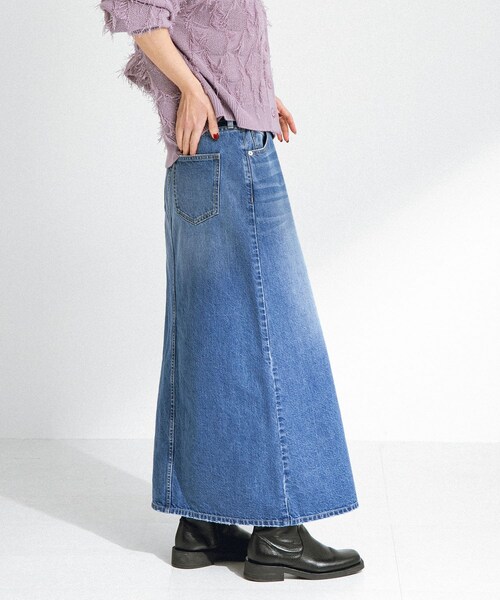 URBAN RESEARCH Sonny Label（アーバンリサーチサニーレーベル）の「Aラインデニムスカート（デニムスカート・レディース・インディゴ/ブラック・36/38）」の18枚目の写真