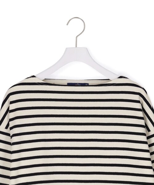 ADAM ET ROPE'（アダムエロペ）の「【公式サイト限定】【SAINT JAMES】20JC OUESSANT LOOSE（Tシャツ/カットソー・レディース・ネイビー/ブラック・1）」の12枚目の写真
