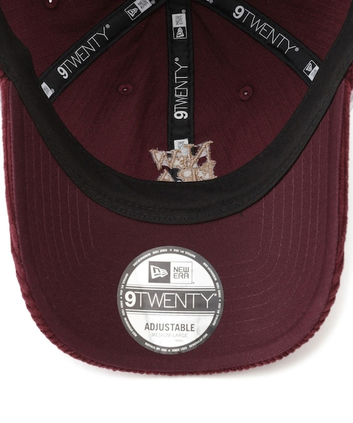 ROPE' PICNIC(ロペピクニック)の「【NEW ERA(R)/ニューエラ別注】CORDUROY 920CS(キャップ・レディース・ブラック/キナリ/ワイン系・F)」の11枚目の写真