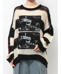 jouetie | 【KevinCummins×jouetie】フォトローゲージニット(ニット/セーター)