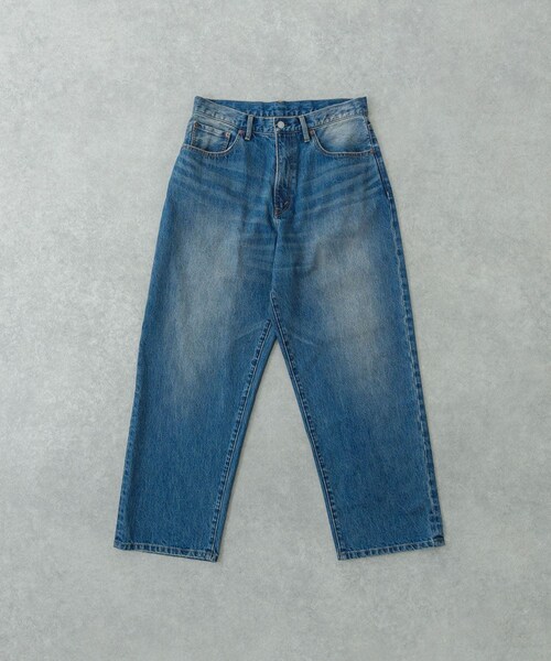 URBAN RESEARCH（アーバンリサーチ）の「13.5oz DENIM WIDE PANTS（デニムパンツ・メンズ・INDIGO/LT INDIGO/BLACK・S/M/L）」の4枚目の写真