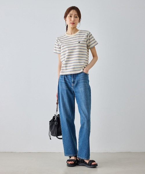 ROPE' PICNIC(ロペピクニック)の「【BEVERLYHILLS POLO CLUB・一部店舗限定】アイコン刺繍コンパクトTシャツ(Tシャツ/カットソー・レディース・チャコール/キナリ/ネイビー/オフホワイト・F/M)」の22枚目の写真