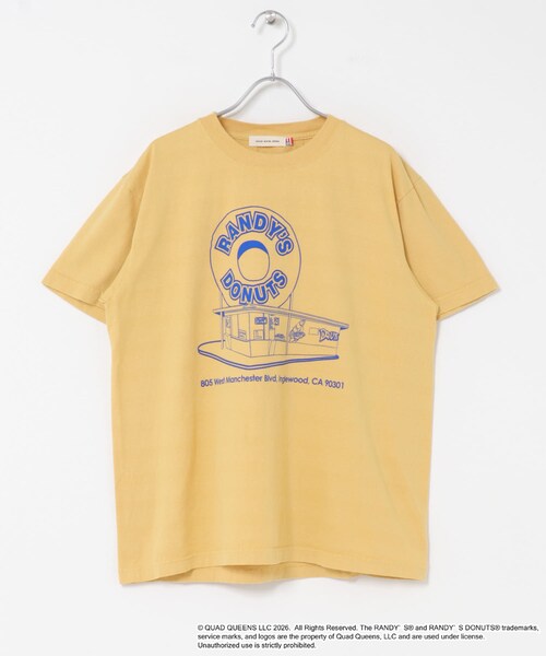 KBF(ケイビーエフ)の「GOOD ROCK SPEED Randy's Donuts T-shirts(Tシャツ/カットソー・レディース・YELLOW/CHARCOAL・Free)」の11枚目の写真
