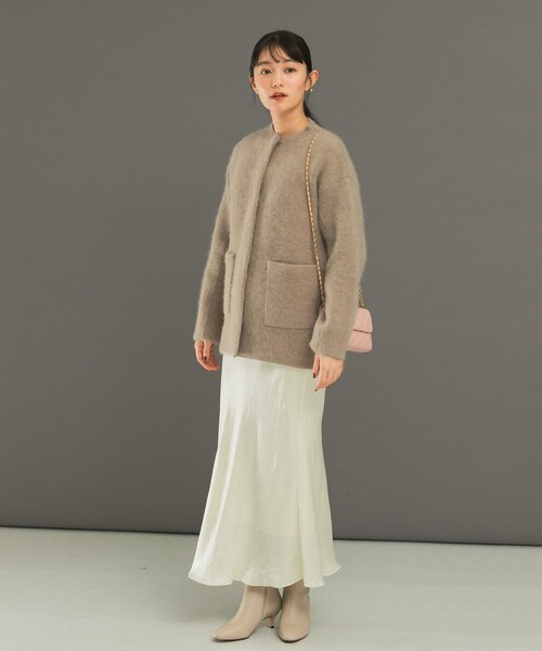 URBAN RESEARCH ROSSO（アーバンリサーチロッソ）の「エアリーニットジャケット（カーディガン/ボレロ・レディース・L/GRAY/YELLOW/MOCHA・FREE）」の21枚目の写真