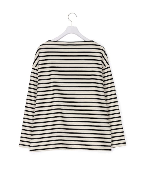 ADAM ET ROPE'（アダムエロペ）の「【公式サイト限定】【SAINT JAMES】20JC OUESSANT LOOSE（Tシャツ/カットソー・レディース・ネイビー/ブラック・1）」の11枚目の写真