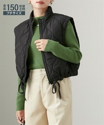 nissen | 小さいサイズ　中わたベスト　低身長さん・小柄女性(ジャケット/アウター)