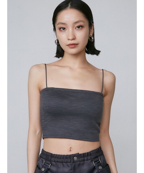 EMODA（エモダ）の「ボックスキャミソール（キャミソール・レディース・ホワイト/グレー/ブラック・F）」の3枚目の写真