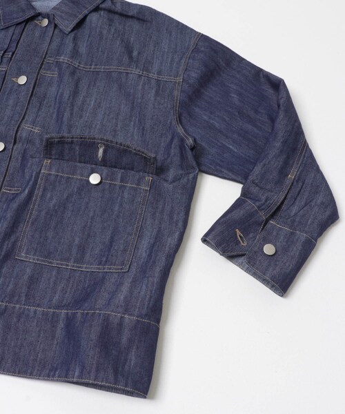 SENSE OF PLACE by URBAN RESEARCH（センスオブプレイスバイアーバンリサーチ）の「ルーズデニムジャケット（デニムジャケット・レディース・BLACK/ONE WASH・one）」の18枚目の写真