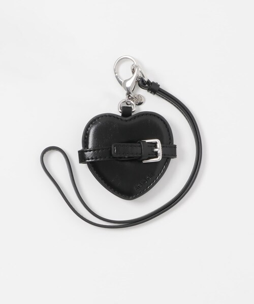 KBF（ケイビーエフ）の「STAND OIL　BELTED MIRROR KEYRING（キーホルダー・レディース・CAMEL/SLV DENIM/BLACK・One）」の5枚目の写真