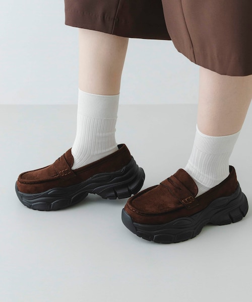 RODE SKO（ロデスコ）の「ボリュームソールローファー（ローファー・レディース・BLACK/DARK BROWN/BEIGE・36/37/38/39）」の2枚目の写真