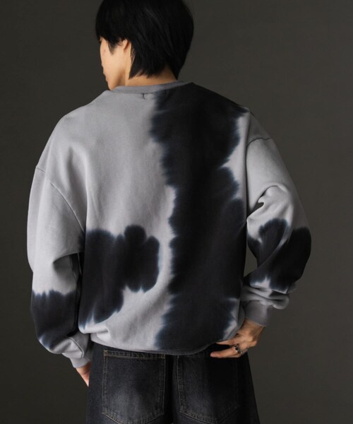 SENSE OF PLACE by URBAN RESEARCH（センスオブプレイスバイアーバンリサーチ）の「ブリーチクルーネックウェット（スウェット・メンズ・GREEN/BLACK/BURGUNDY・M/L）」の7枚目の写真