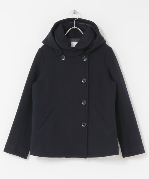 URBAN RESEARCH DOORS（アーバンリサーチドアーズ）の「ショールカラー2WAYショートコート（テーラードジャケット・レディース・CAMEL/NAVY・S/M）」の11枚目の写真