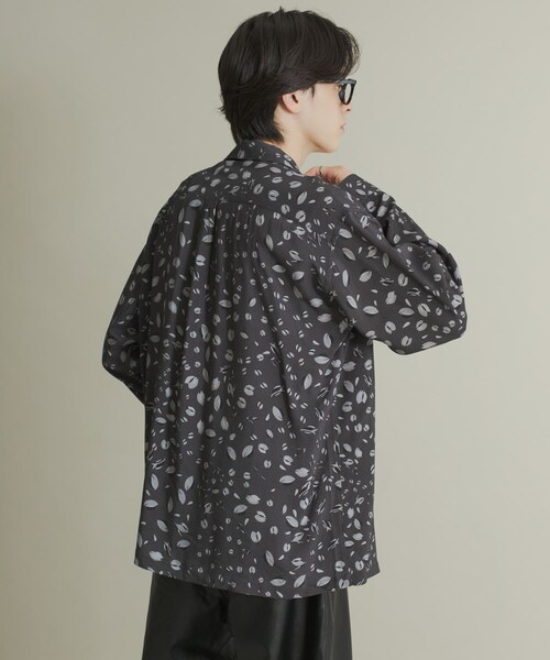 SENSE OF PLACE by URBAN RESEARCH(センスオブプレイスバイアーバンリサーチ)の「アソートパターンオープンカラーロングスリーブシャツ(シャツ/ブラウス・メンズ・BLK×CHA/L.BEG×GRN/NVY×BLU・M/L)」の11枚目の写真