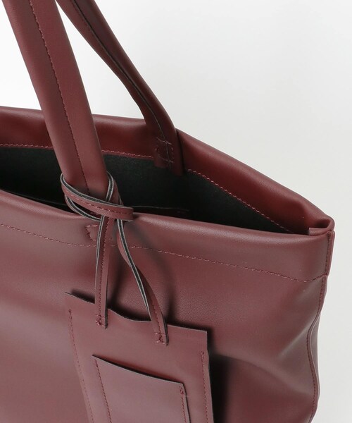 ITEMS URBANRESEARCH(アイテムズ アーバンリサーチ)の「フェイクレザー トートバッグ(トートバッグ・メンズ・GRN/BLK/BRN・-)」の12枚目の写真