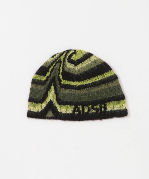 URBAN RESEARCH（アーバンリサーチ）の「Andersson Bell　UNISEX PAINT BEANIE（ニットキャップ/ビーニー・メンズ・BLUE NAVY/GREEN KH・FREE）」の4枚目の写真