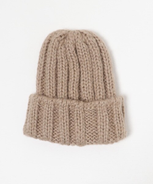 ITEMS URBANRESEARCH（アイテムズ アーバンリサーチ）の「リブニットビーニー（ニットキャップ/ビーニー・レディース・GREGE/BLK/GRY・-）」の7枚目の写真
