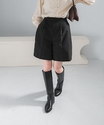 URBAN RESEARCH ROSSO | タックデザインショートパンツ(その他パンツ)