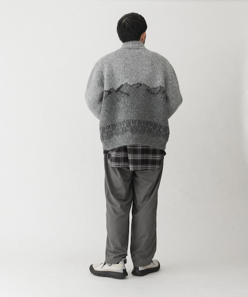 EKAL（エカル）の「TATESHINAカウチンニット（カーディガン/ボレロ・メンズ・マウンテン/ディア・M/L）」の9枚目の写真