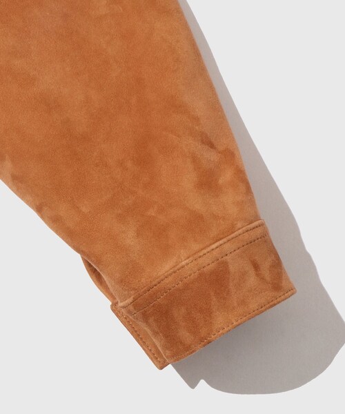ADAM ET ROPE'(アダムエロペ)の「SUEDE BLOUSON(ブルゾン・メンズ・キャメル・L/M/S)」の14枚目の写真