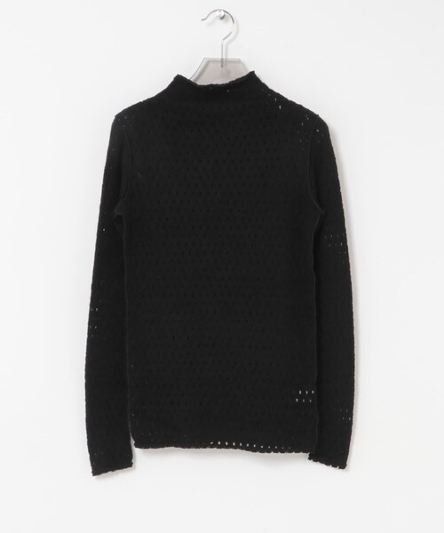 URBAN RESEARCH（アーバンリサーチ）の「CURRENTAGE　ボトルネックプルオーバー（ニット/セーター・レディース・WHITE/BLACK・Free）」の2枚目の写真