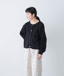 かぐれ | コットンローゲージショートカーディガン(カーディガン/ボレロ)