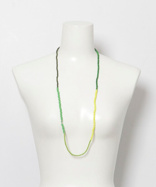 URBAN RESEARCH（アーバンリサーチ）の「FOLK/N　beads multi necklace（ネックレス・レディース・BEIGE2/WHITE/DARK GREY/LT.BEIGE/TURQUOISE1/GREEN2/TURQOISE2・-）」の18枚目の写真
