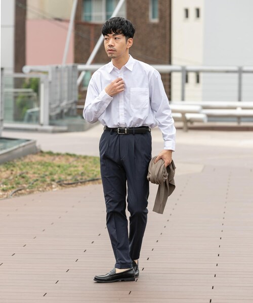 URBAN RESEARCH ROSSO(アーバンリサーチロッソ)の「『抗菌 / 防臭』『XLサイズあり』アーバンリラックスブロードレギュラーカラーシャツ(シャツ/ブラウス・メンズ・WHITE/NAVY/BROWN/KHAKI/CHARCOAL/STRIPE/CHECK・S/M/L/XL)」の10枚目の写真