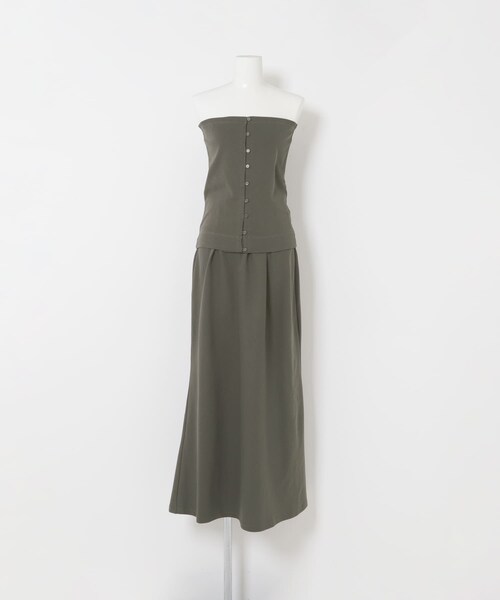 LAATO（ラート）の「flare long  skirt  set（スカート・レディース・シャドウ/チョコレート/ナッツ・Free）」の13枚目の写真