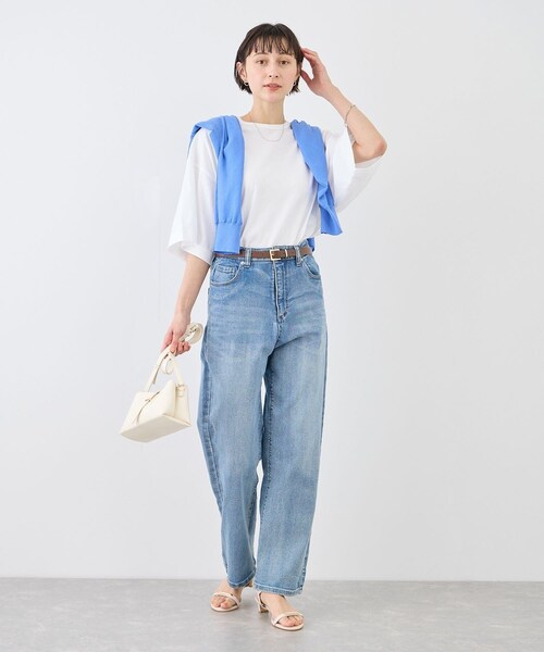 ROPE' PICNIC（ロペピクニック）の「【一部店舗限定】【Hanes × DODO JEAN】ビッグTシャツby THE DODO JEAN（Tシャツ/カットソー・レディース・ブラック/チャコール/ホワイト・F）」の19枚目の写真