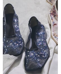 merry jenny | mistスパンコールシアーshoes(パンプス)