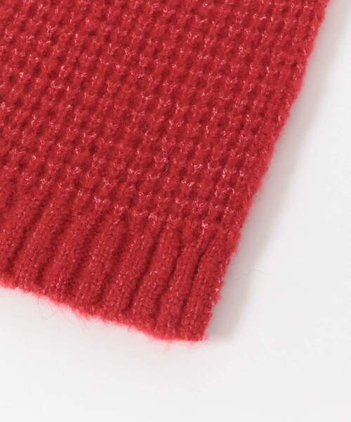 URBAN RESEARCH DOORS（アーバンリサーチドアーズ）の「カワリアミニットマフラー（マフラー・レディース・L.BEIGE/RED/GRAY・one）」の14枚目の写真