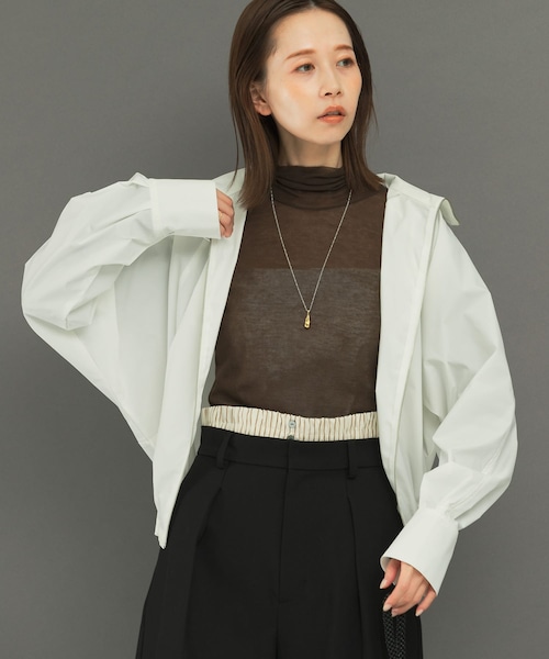 URBAN RESEARCH ROSSO（アーバンリサーチロッソ）の「ZIPライトブルゾン（ブルゾン・レディース・WHITE/GREIGE・FREE）」の7枚目の写真