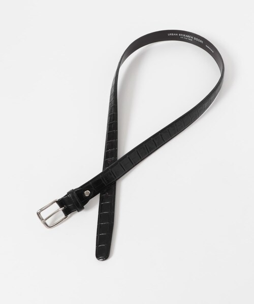 URBAN RESEARCH DOORS（アーバンリサーチドアーズ）の「LIFE STYLE TAILOR　エンボスレザーベルト（ベルト・メンズ・BLACK/BROWN・FREE）」の5枚目の写真