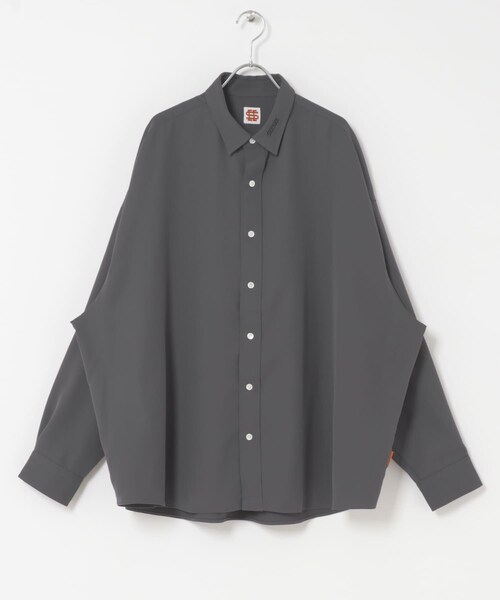 URBAN RESEARCH(アーバンリサーチ)の「SEE SEE T/C BIG SHIRT(シャツ/ブラウス・メンズ・BLACK/W/D NAVY/W/CHARCOAL/B・M/L/XL/XXL)」の10枚目の写真