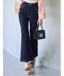 MERCURYDUO | ハイウエストブーツカットデニム(デニムパンツ)