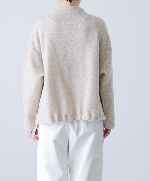 かぐれ（カグレ）の「Boa pullover（Tシャツ/カットソー・レディース・BEIGE/CHARCOAL・FREE）」の16枚目の写真