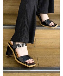 EVRIS | スクエアトゥクロコライクサンダル(サンダル)