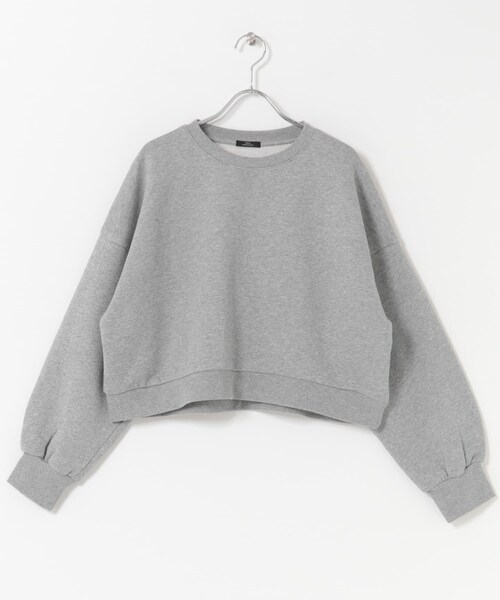 ITEMS URBANRESEARCH（アイテムズ アーバンリサーチ）の「『UR TECH』ハイヒートコットンクルーネックスウェット（スウェット・レディース・GRY/BRD/BLK・Free）」の15枚目の写真