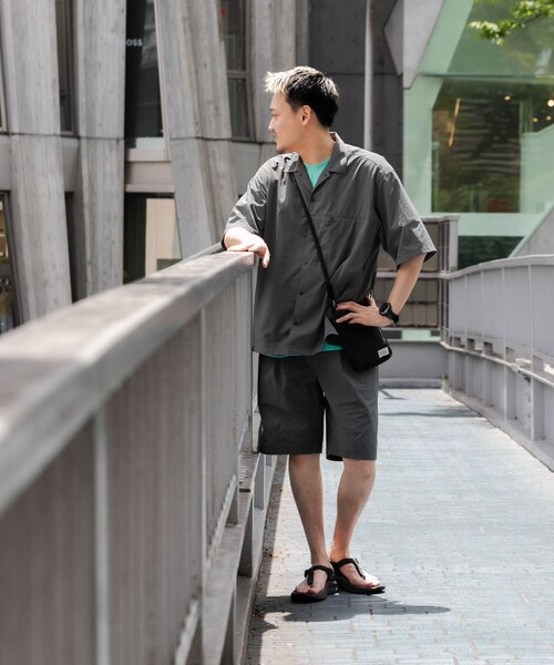 EKAL（エカル）の「『撥水/接触冷感/UR TECH』ナイロンタッサーショーツ（その他パンツ・メンズ・グラファイト/レイクブルー/ネイビー・M/L）」の6枚目の写真