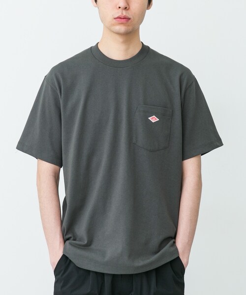 URBAN RESEARCH DOORS(アーバンリサーチドアーズ)の「DANTON POCKET T-SHIRTS(Tシャツ/カットソー・メンズ・WHITE/COAL GREY/H.WHITE/ORANGE/DEEP SAX・M/L/XL)」の21枚目の写真