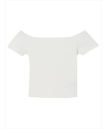 テレコオフショルトップス