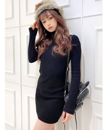 GYDA | テレコタートルタイトワンピース(ワンピース)