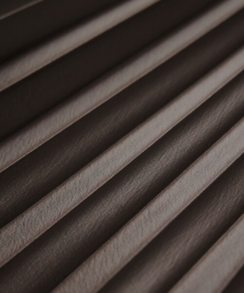 ROPE'(ロペ)の「シャイニープリーツスカート/イージーケア(スカート・レディース・ダークブラウン/ベージュ系・F)」の20枚目の写真