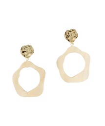 dazzlin | ウッドライクサークルイヤリング(イヤリング)