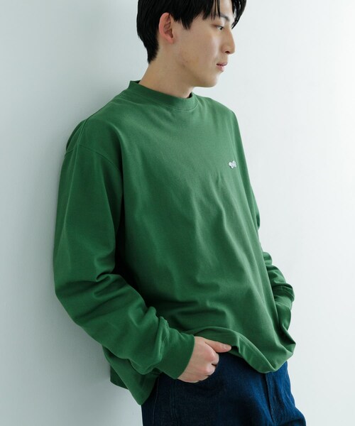 ITEMS URBANRESEARCH（アイテムズ アーバンリサーチ）の「PENNEYS　FOX Youth カノコ ロングスリーブ TOPS（Tシャツ/カットソー・メンズ・OFF/BLK/GRY/GRN・M/L）」の19枚目の写真