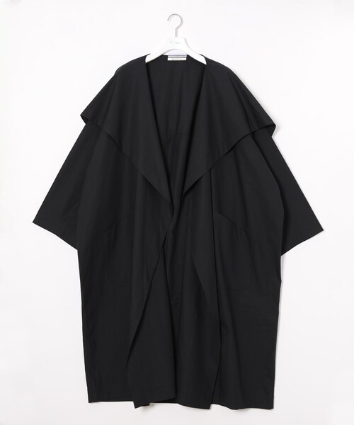 ADAM ET ROPE'(アダムエロペ)の「MENS【Cristaseya】OVERSIZED TRENCH(トレンチコート・メンズ・ブラック・L/XL)」の2枚目の写真