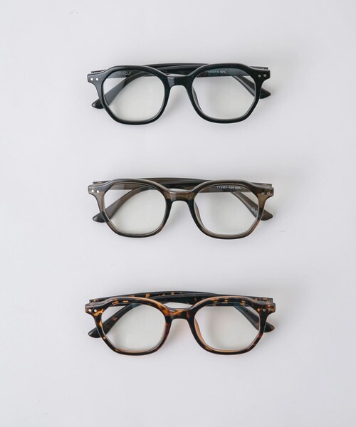 SMELLY（スメリー）の「オクタゴンフレームダテメガネ（メガネ・レディース・BLK/DEMI/OLV・-）」の11枚目の写真